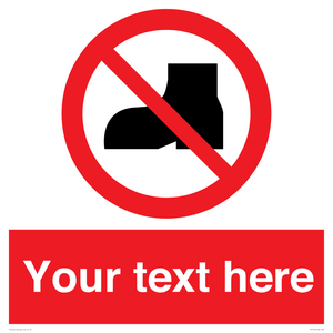 Custom No outdoor footwear